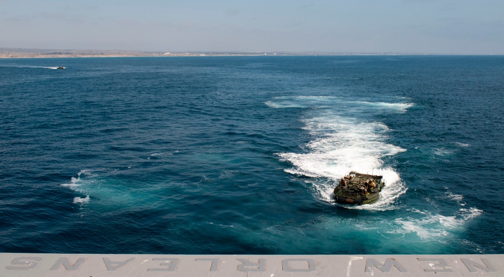 USS New Orleans action