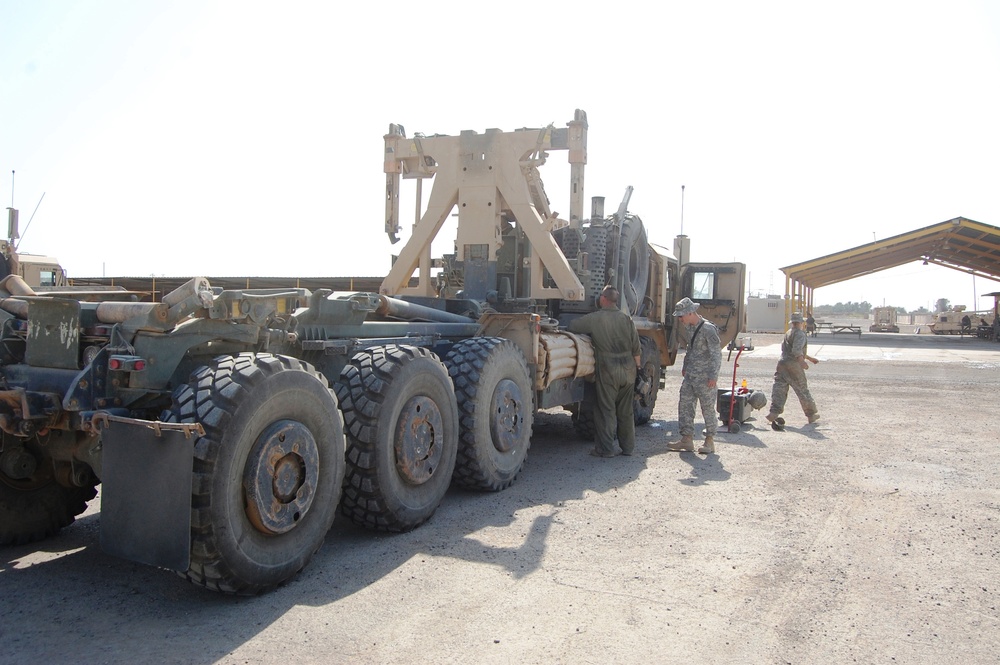 ‘Vanguard’ Battalion soldiers prepare for drawdown by turning in vehicles and equipment