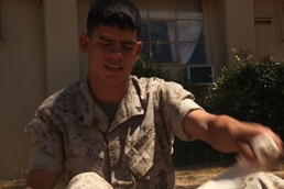 Marines learn to save lives through course
