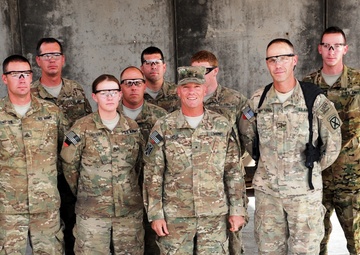BG Dahl meets with UAV soldiers