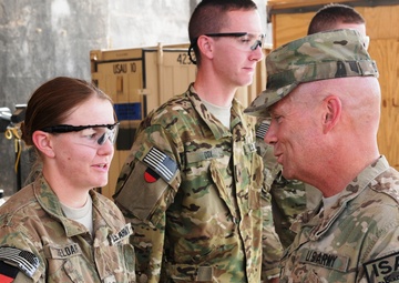 BG Dahl meets with UAV operator