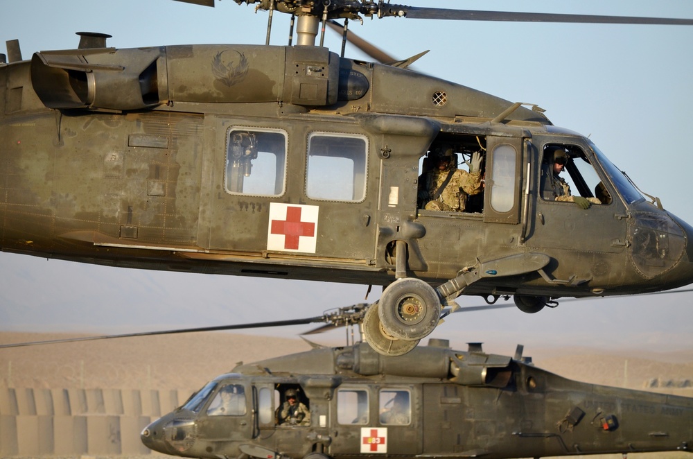 10th CAB medevac hands over mission in eastern Afghanistan