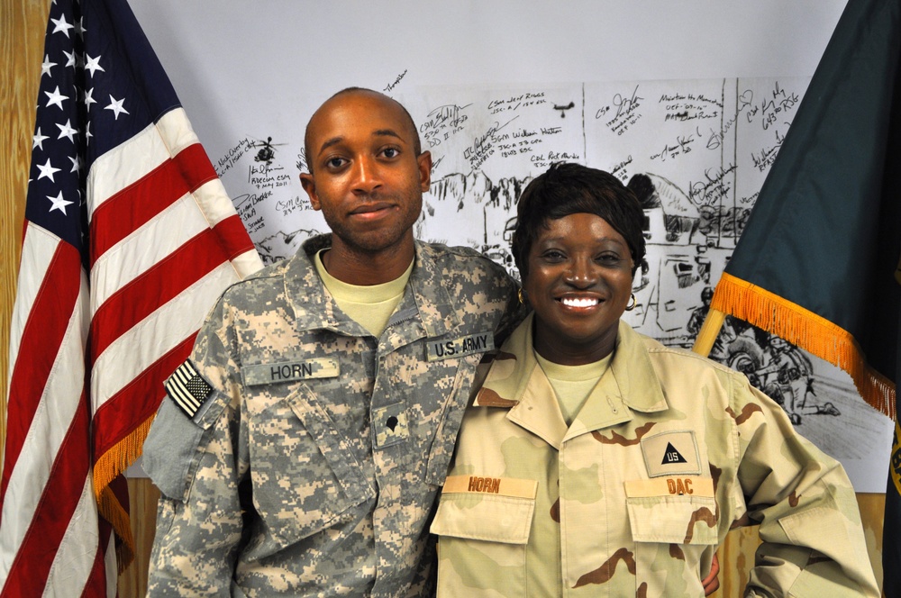Serving together: The Horns