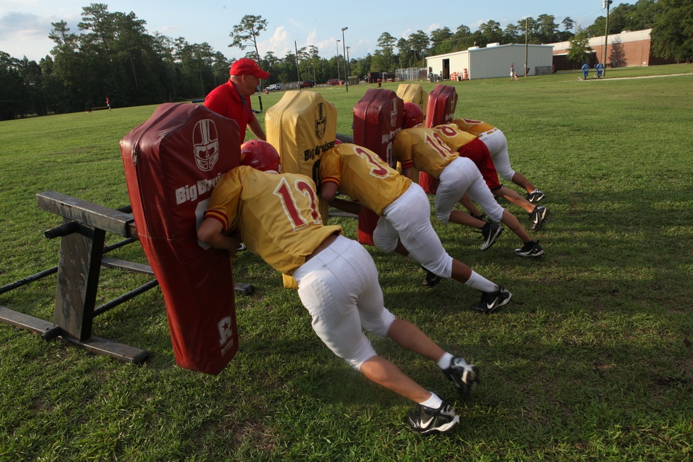 Lejeune High School Devil Pups football team sets high expectations