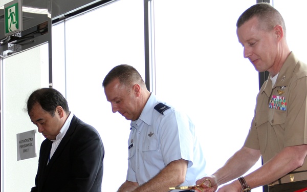 Air terminal officially opens during ribbon cutting