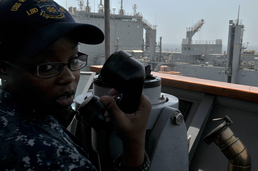 USS Whidbey Island action