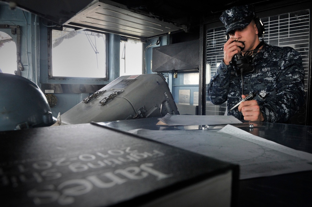 USS Whidbey Island action