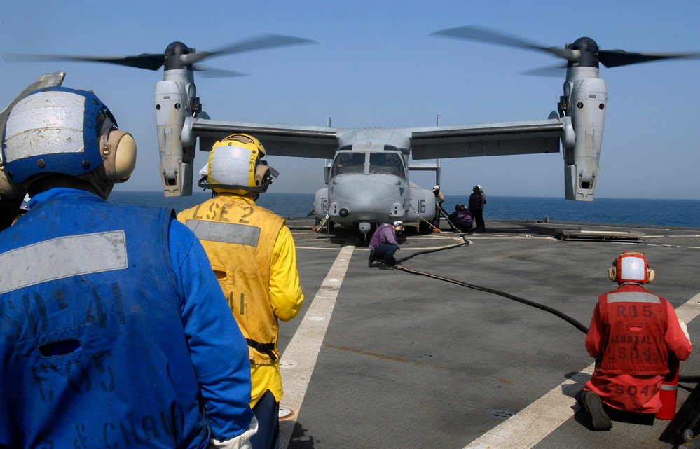 USS Whidbey Island action