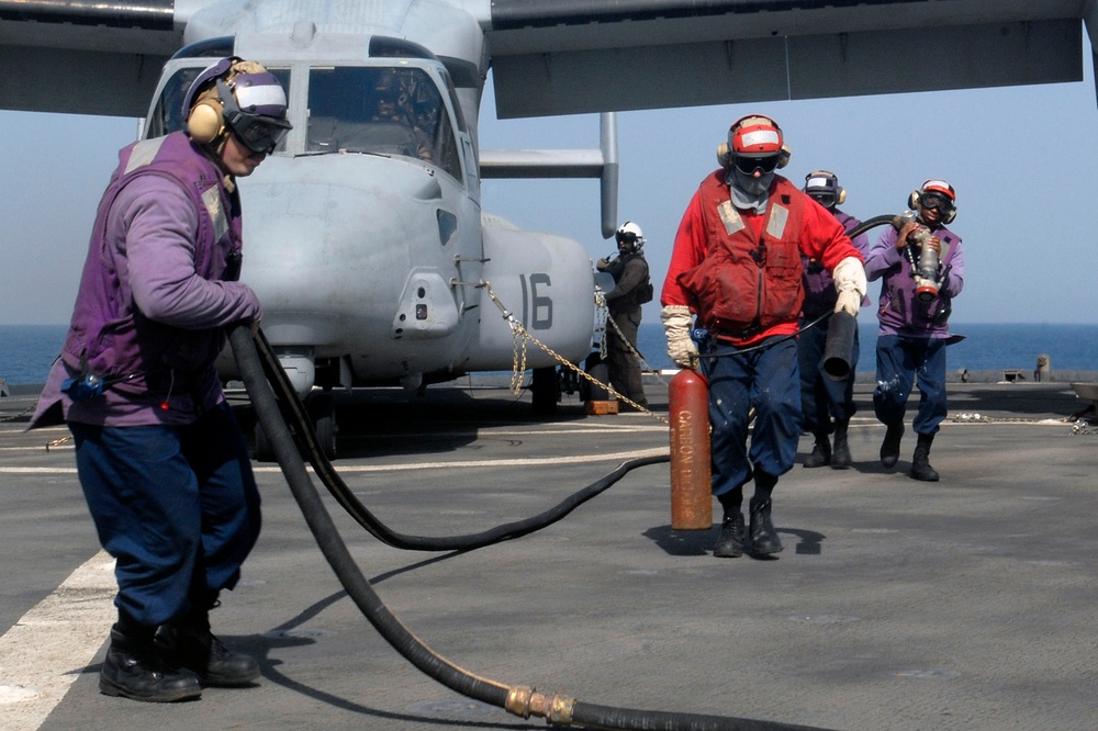 USS Whidbey Island action