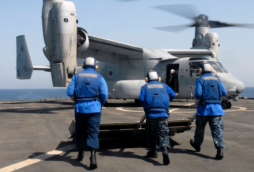 USS Whidbey Island action