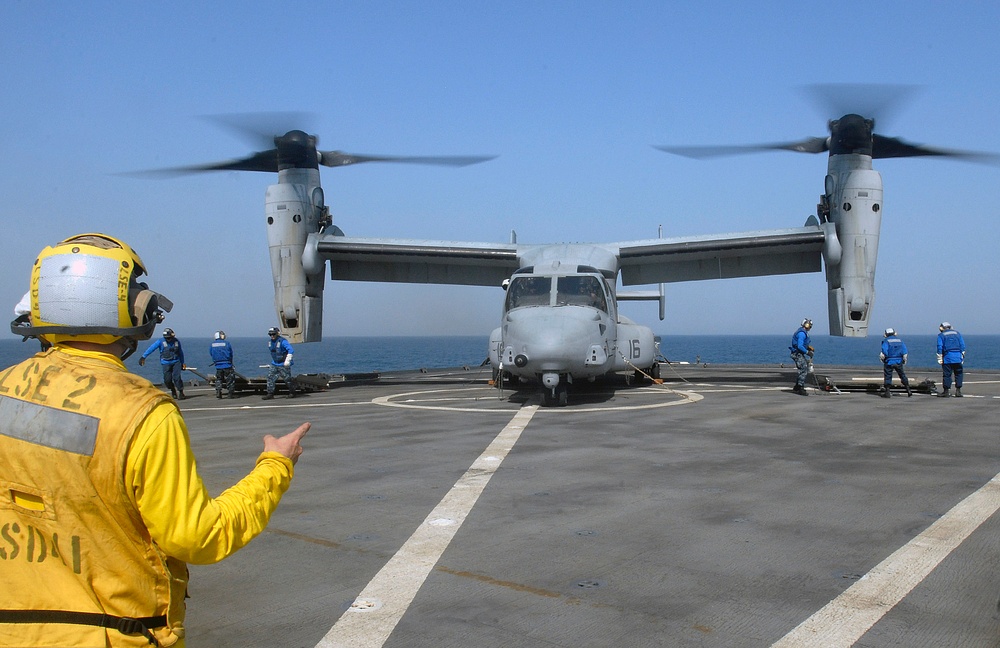 USS Whidbey Island action