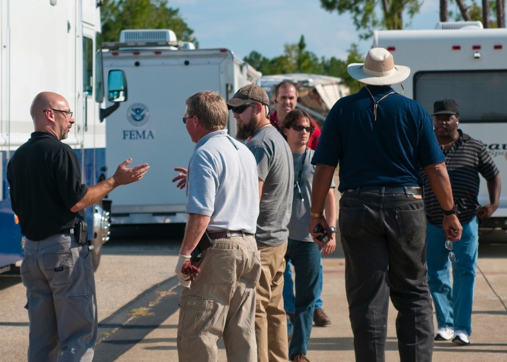 FEMA staff at Fort Bragg