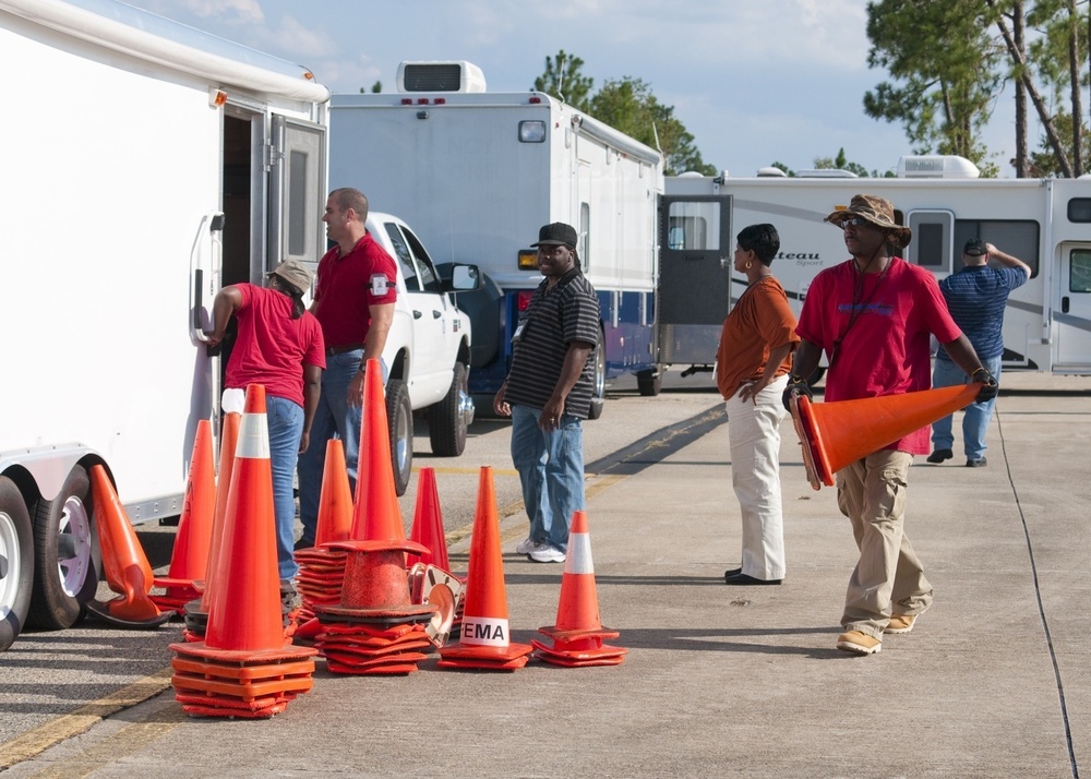 FEMA staff establish ISB at Fort Bragg