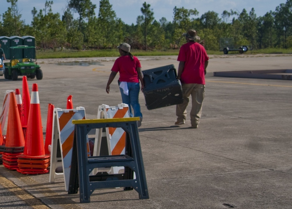 FEMA staff establish ISB at Fort Bragg