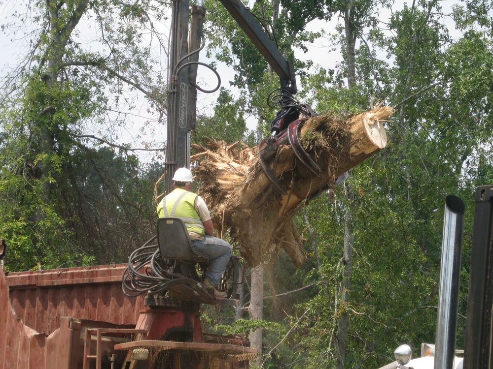 Corps' tree debris removal in July 2011 after Alabama tornadoes in April
