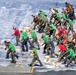 Flight deck wash down aboard USS George Washington