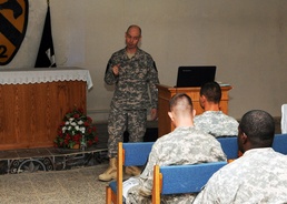 ‘Black Jack’ soldiers partake in personality class