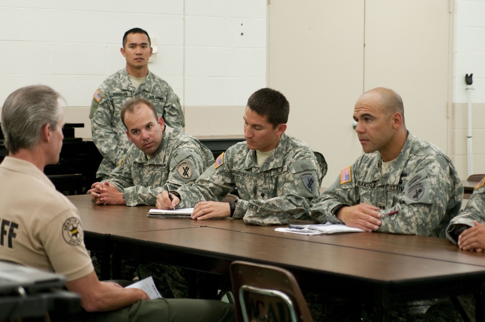 Civil Affairs soldiers prepare for upcoming deployment with scenario based training