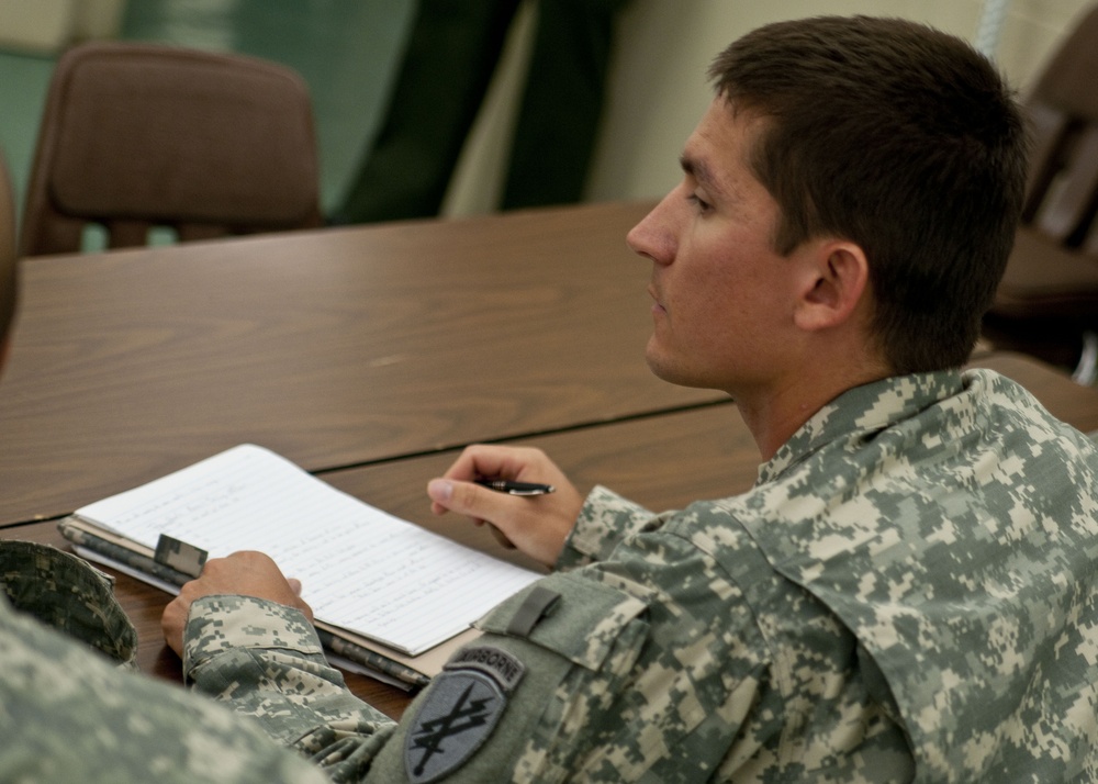 Civil Affairs soldiers prepare for upcoming deployment with scenario based training