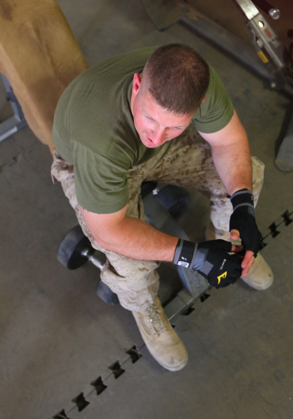 Marines, Afghan instructors train, relieve stress through physical fitness