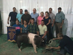 Hoosier Guard soldier has part in award-winning pig
