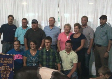 Hoosier Guard soldier has part in award-winning pig