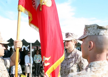 Taking the Reins: Marine Corps Forces Command’s Headquarters &amp; Service Battalion welcomes new commanding officer