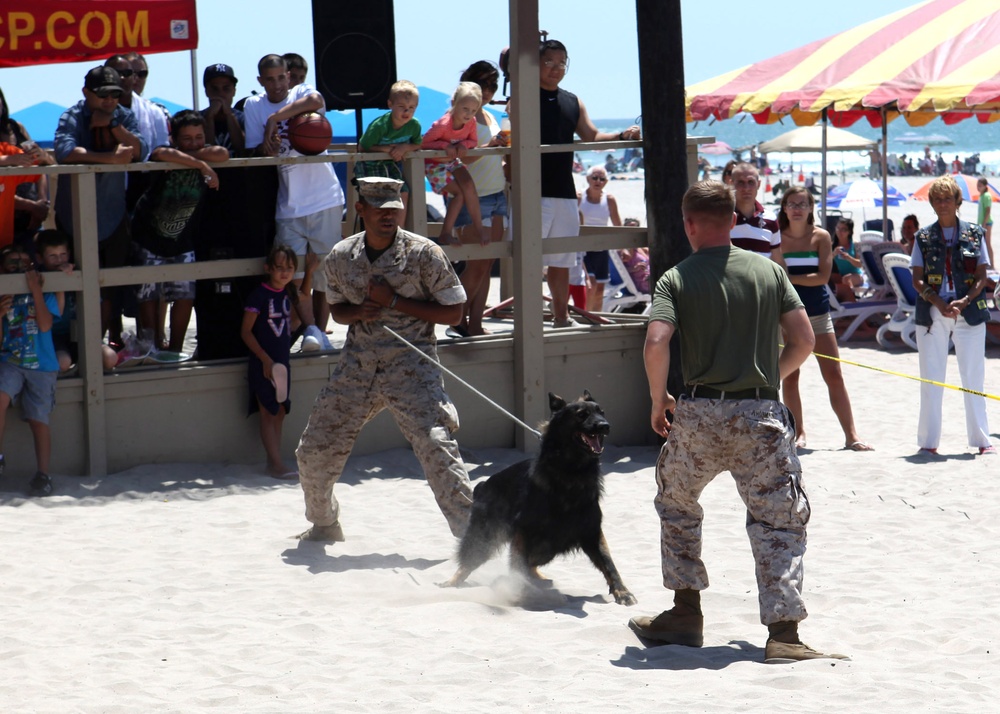 Marines, families celebrate the summer at the Beach Bash