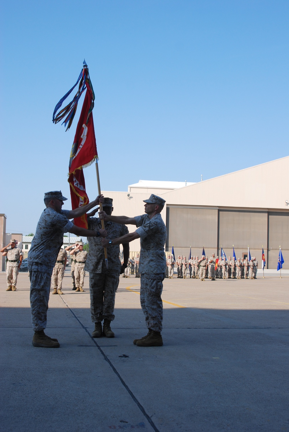 Col. Holmes takes command of Marine Aircraft Group 41