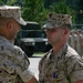 Sergeant receives Purple Heart, shares experience with Marines