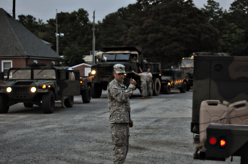 Virginia National Guard soldiers prepare for possible duty in response to Hurricane Irene