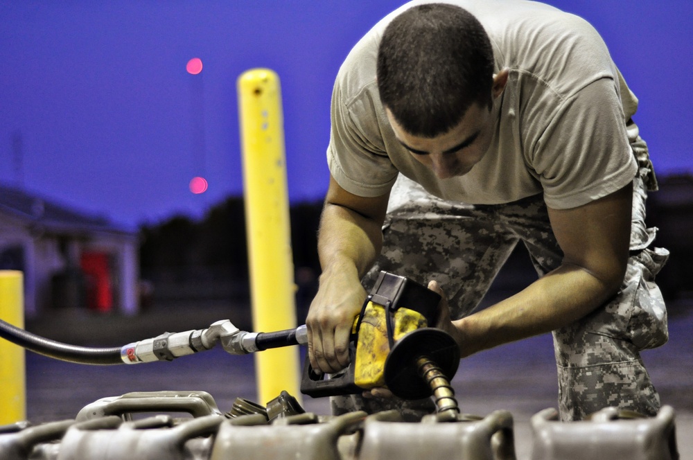 Virginia National Guard soldiers prepare for possible duty in response to Hurricane Irene