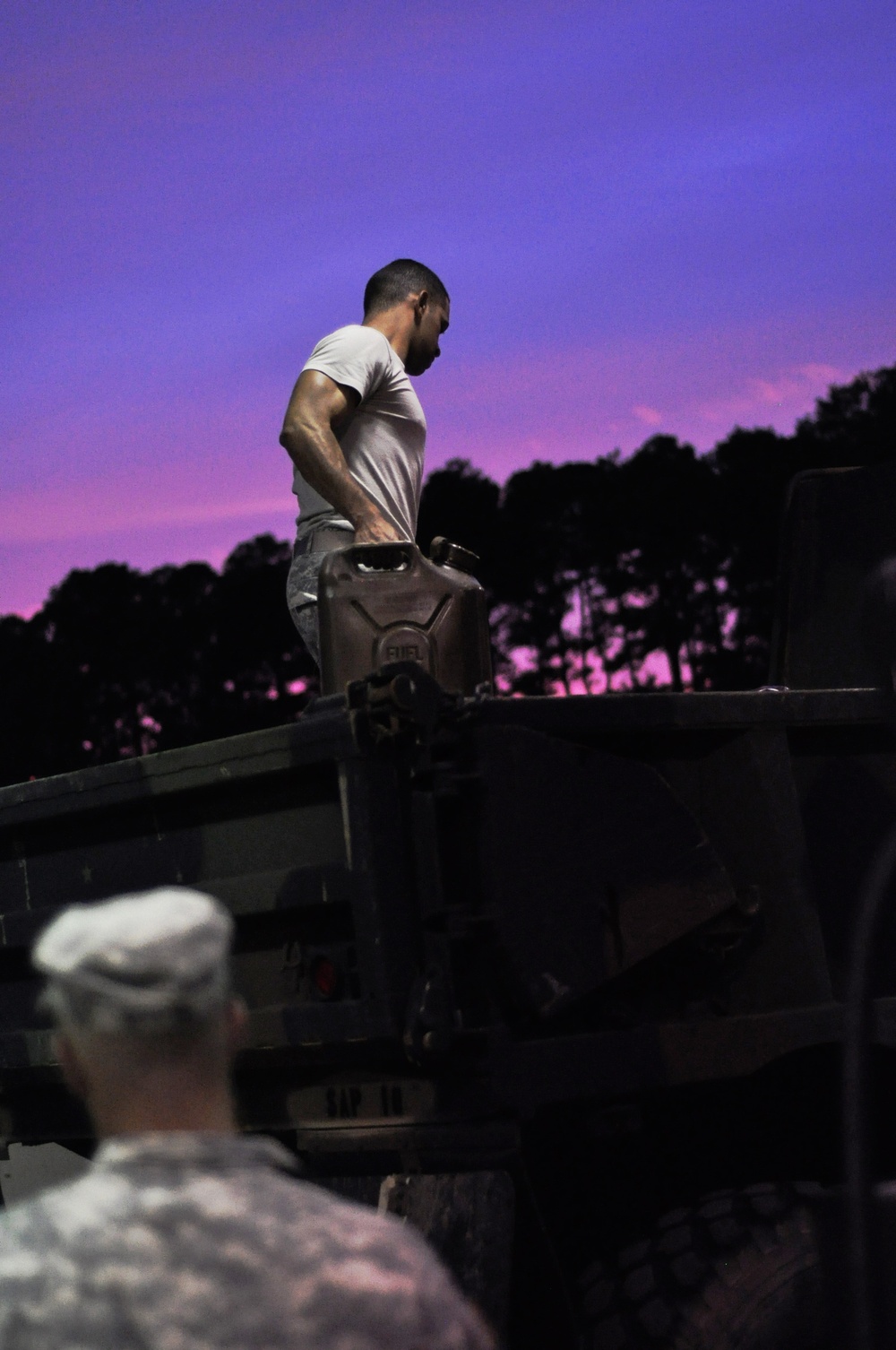 Virginia National Guard soldiers prepare for possible duty in response to Hurricane Irene