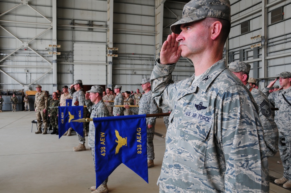 438th Air Expeditionary Wing change of command