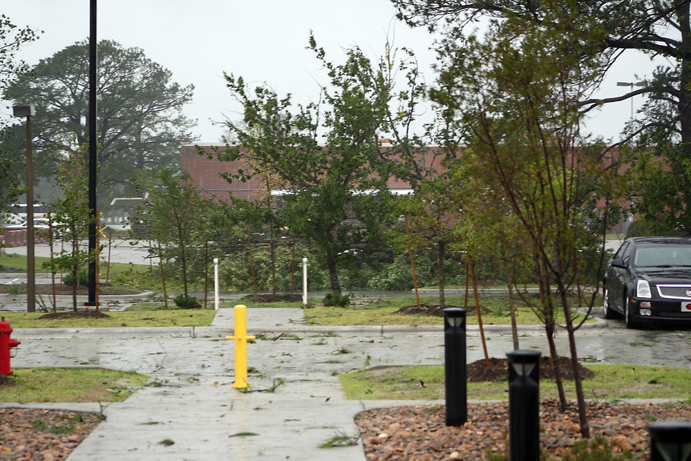 Hurricane Irene impacts MCAS Cherry Point, NC