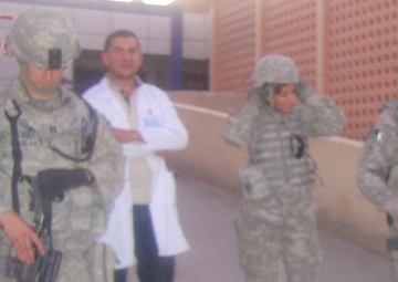 Cavalry troopers show support for injured civilians