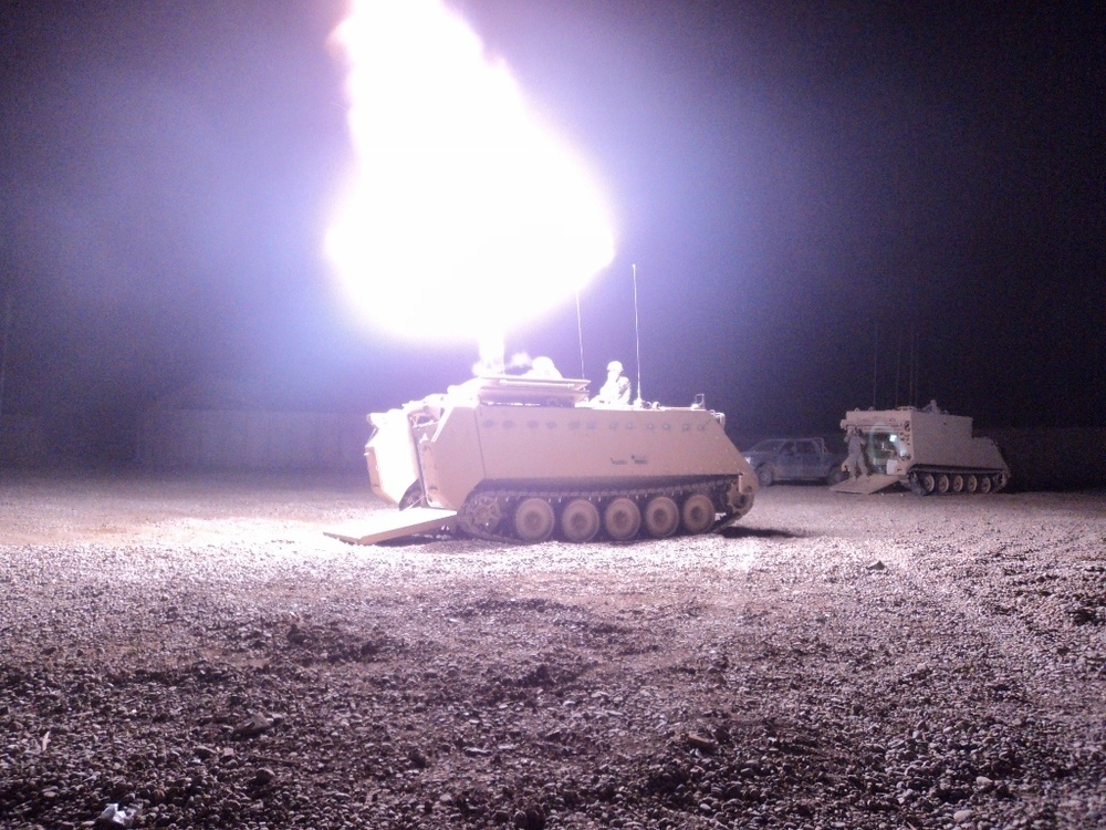 US mortar platoon trains with Iraqi army