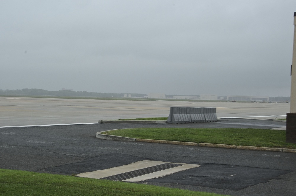 Joint Base McGuire-Dix-Lakehurst evacuates aircraft from flightline