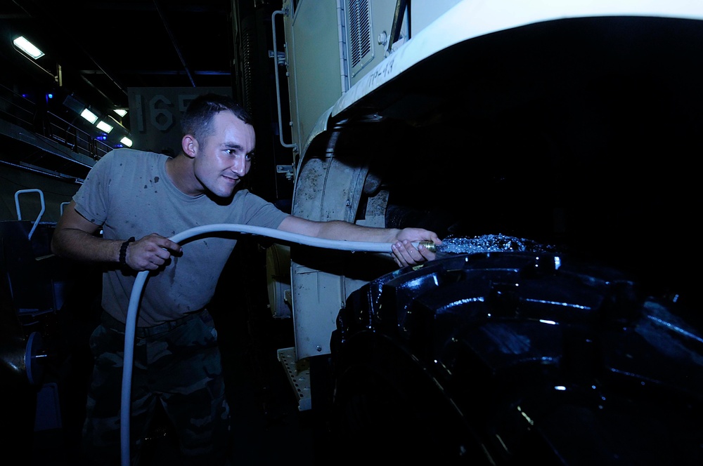 USS WASP activity