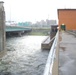 Fox Point Hurricane Barrier in Providence at work