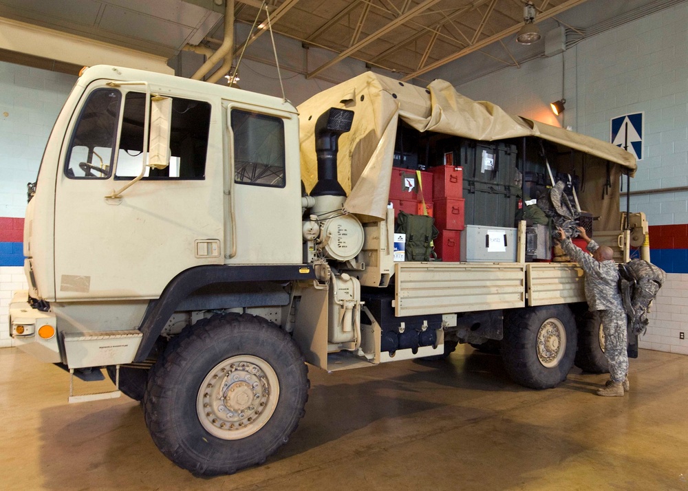 Indiana Guard stands ready for Hurricane Irene disaster relief call