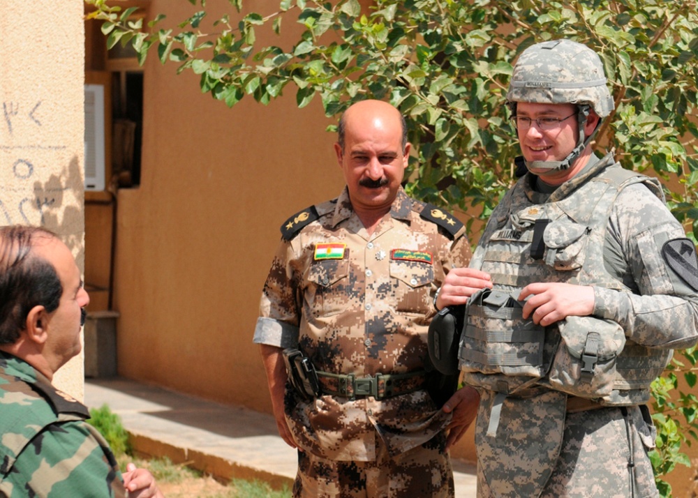 USD-N and 1st RGB talk transition key leaders meet to discuss the future of Kirkuk security