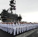 Sailors hold formation
