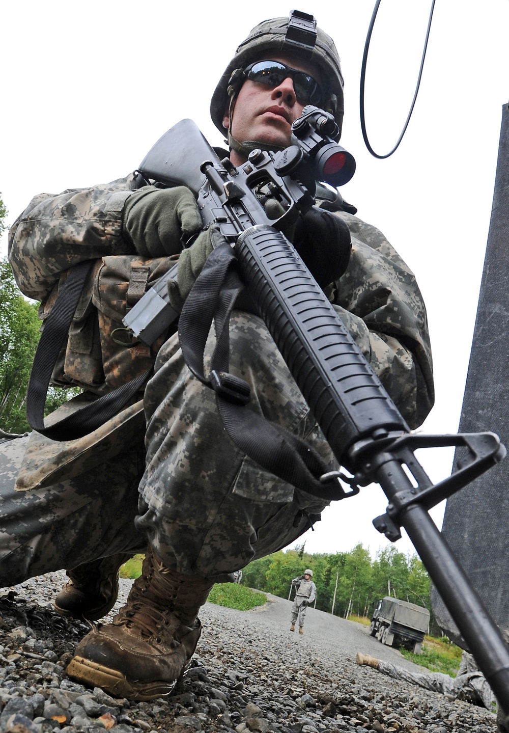 56th Engineer Company (Vertical) convoy exercise