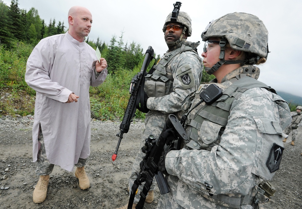 56th Engineer Company (Vertical) convoy exercise