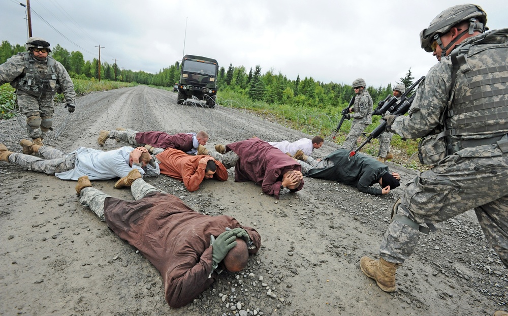 56th Engineer Company (Vertical) convoy exercise