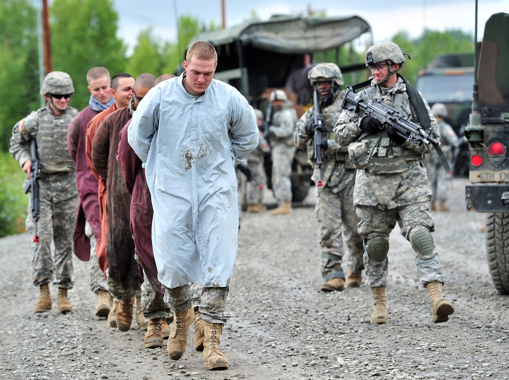 56th Engineer Company (Vertical) convoy exercise
