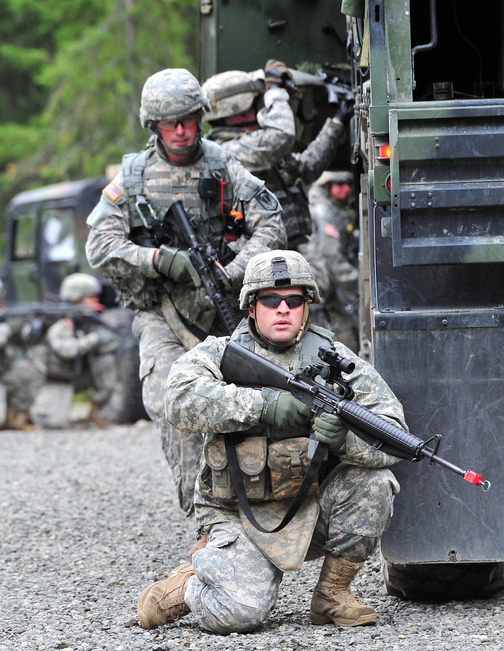 DVIDS - Images - 56th Engineer Company (Vertical) convoy exercise ...