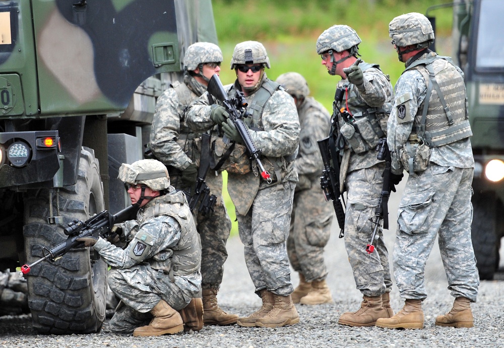 DVIDS - Images - 56th Engineer Company (Vertical) convoy exercise ...