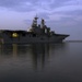 USS Bonhomme Richard at sunrise